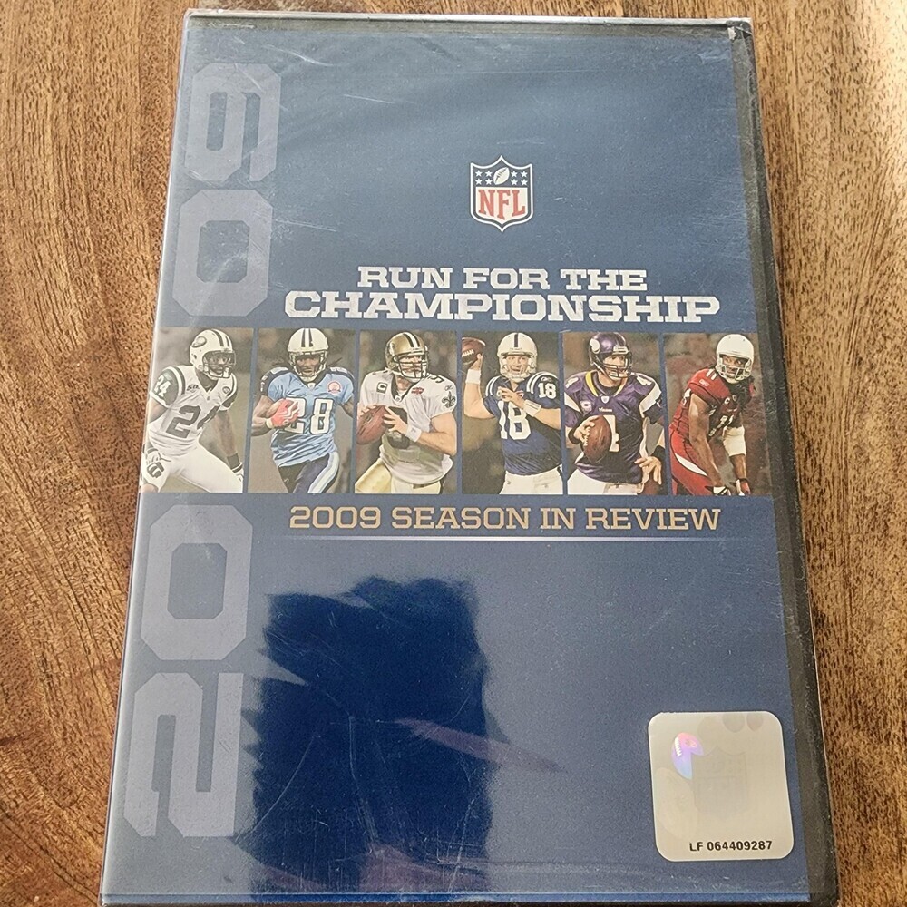 Run For The Championship 2009 Season In Review DVD NFL Widescreen New Sealed